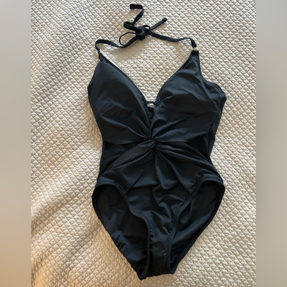 La Blanca tummy control swim suit.